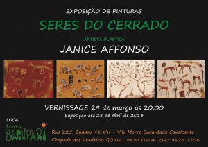 Exposiçao Janice Affonso em Cavalcante